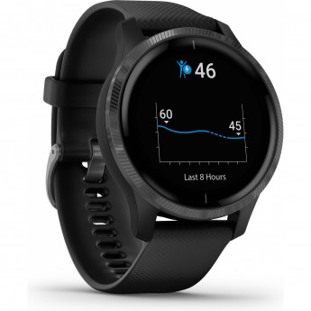 Часы GARMIN VENU синий гранит с серебристым безелем