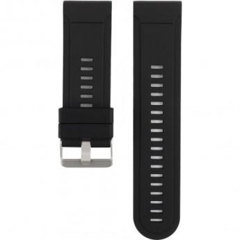 Ремешок сменный для GARMIN FENIX 6S 20MM BLACK SILICONE (LARGE)