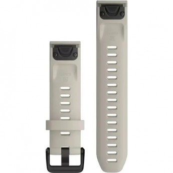 Ремешок сменный для GARMIN FENIX 6S 20MM POWDER GRAY SILICONE