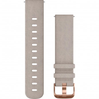 Ремешок сменный для GARMIN VIVOMOVE HR, GRAY LEATHER